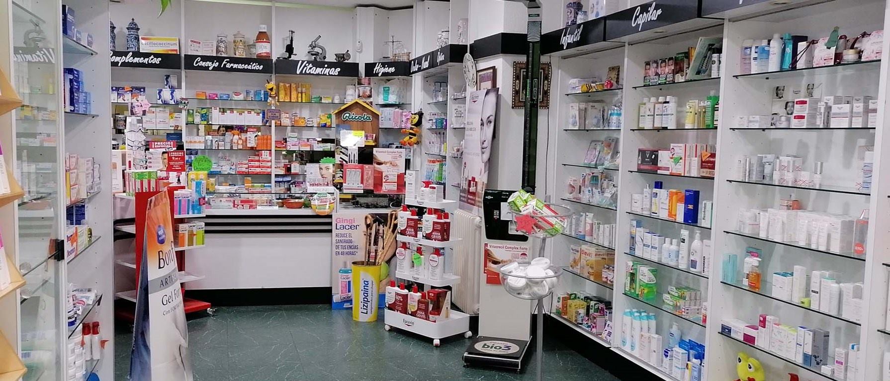 Interior de farmacia